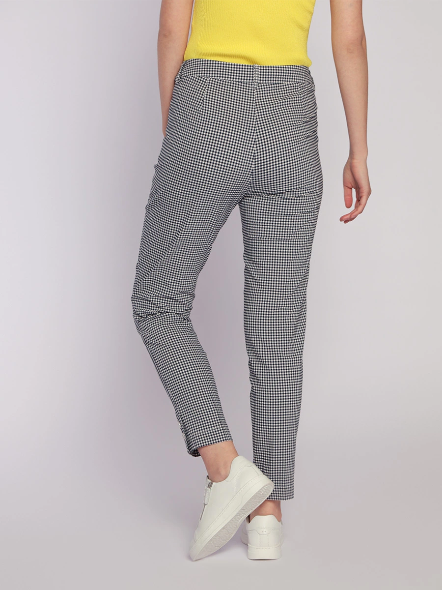 Брюки Muenster длиной 7/8 в клетку